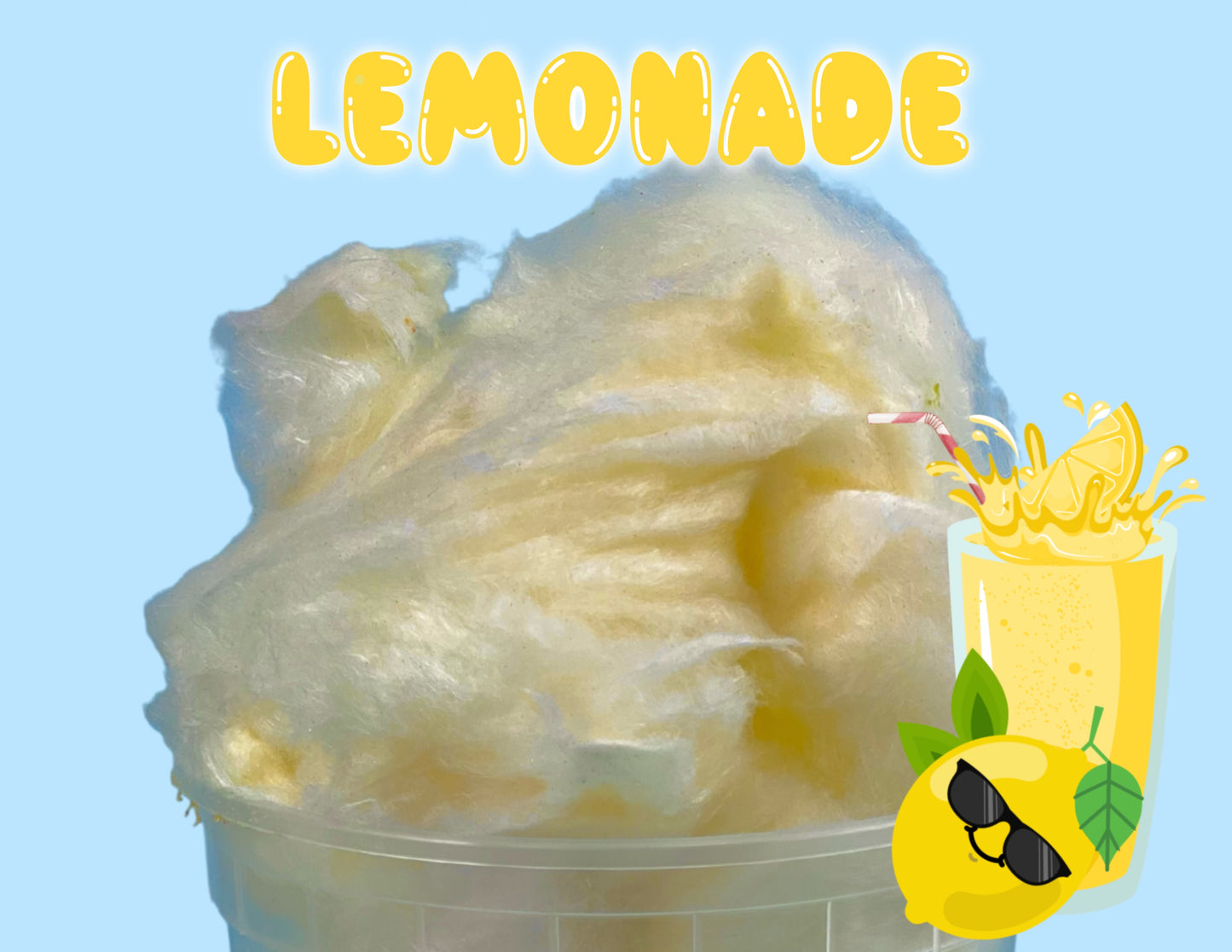 Lemonade GOURMET Cotton Candy