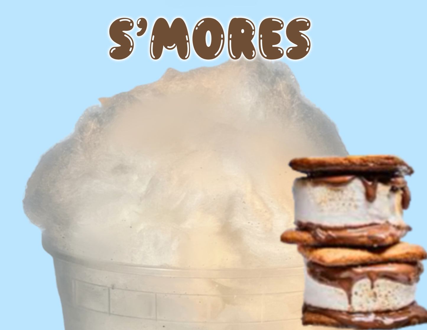 S’mores GOURMET Cotton Candy