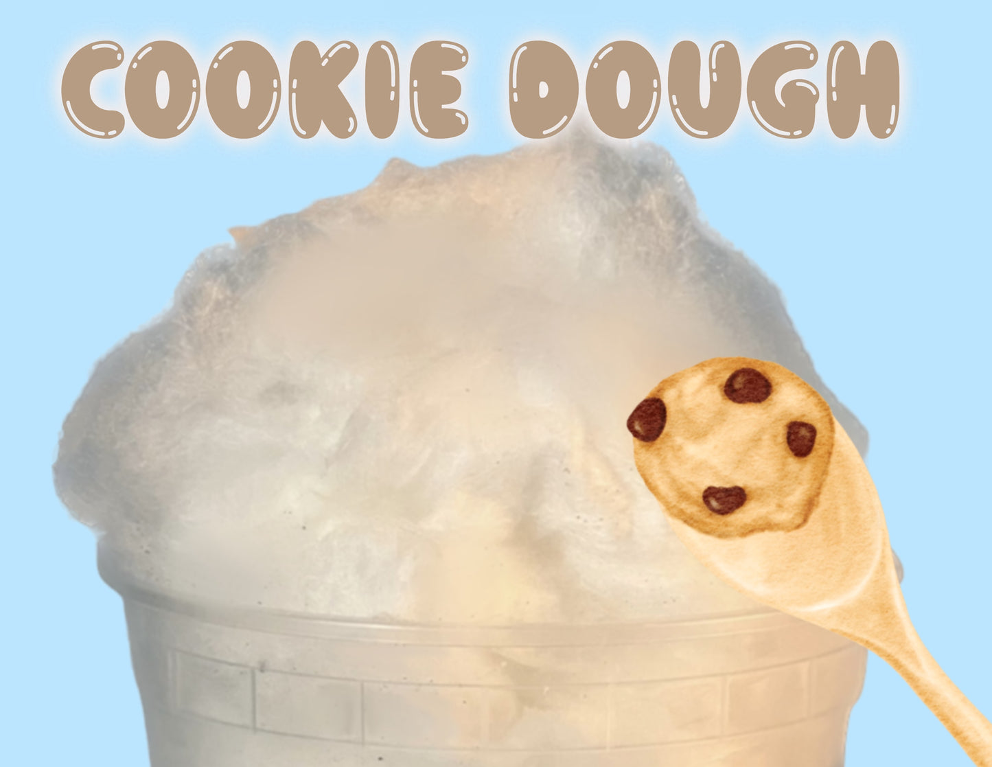 Cookie Dough GOURMET Cotton Candy