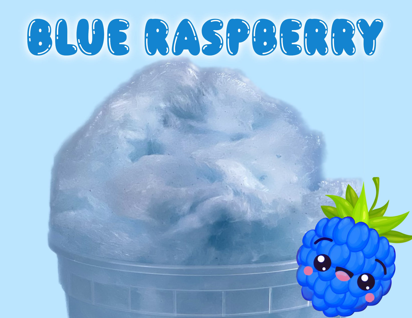 Blue Raspberry GOURMET Cotton Candy