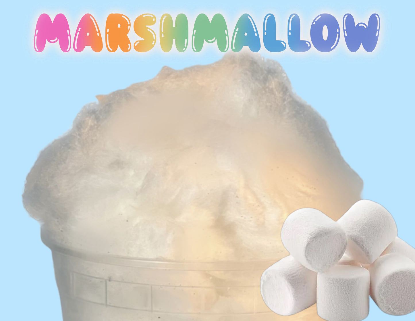 Marshmallow GOURMET Cotton Candy