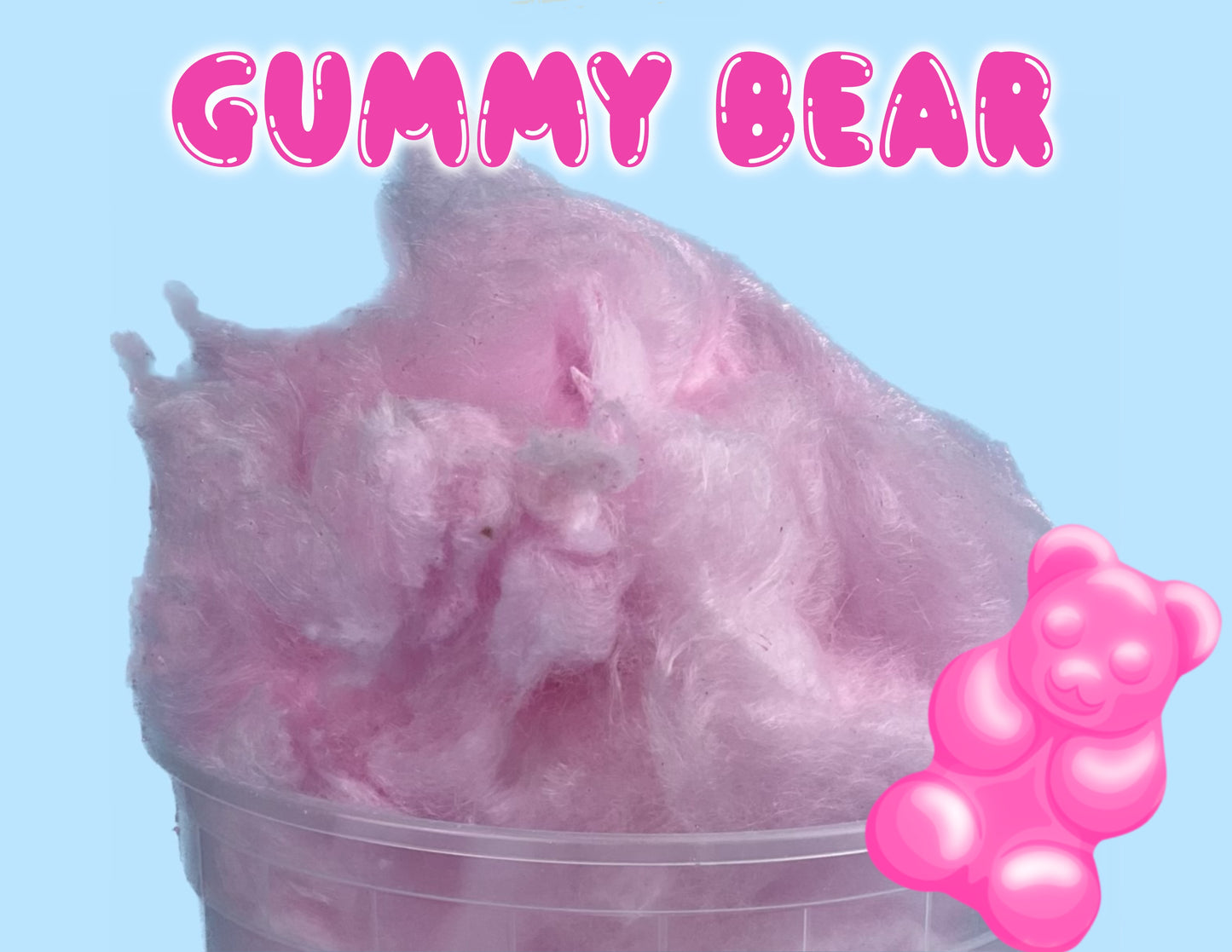 Gummy Bear GOURMET Cotton Candy