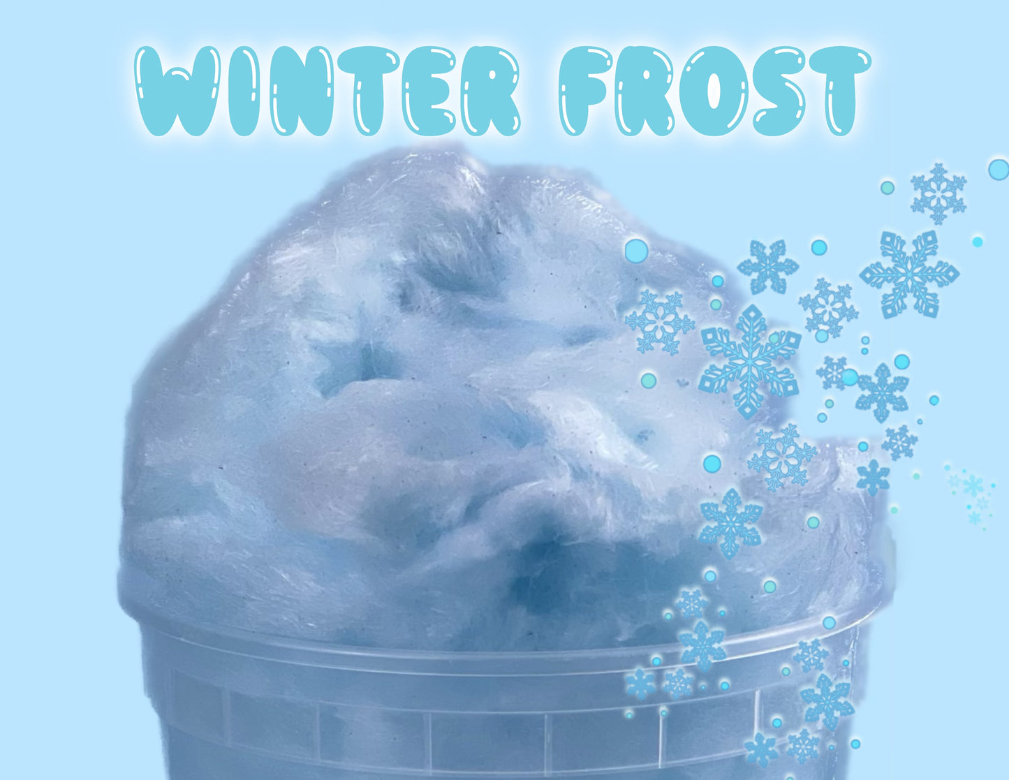 Winter Frost Peppermint GOURMET Cotton Candy
