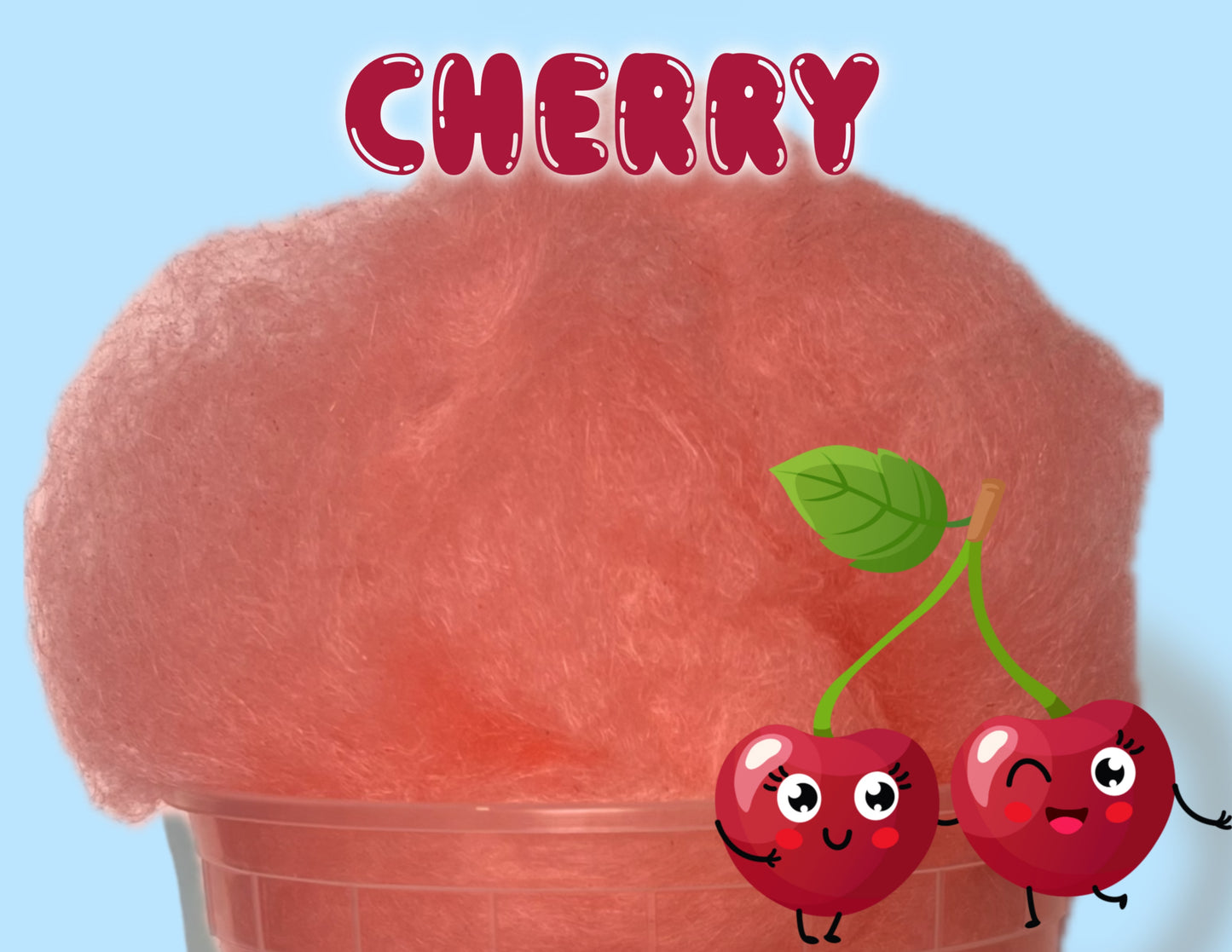 Cherry GOURMET Cotton Candy