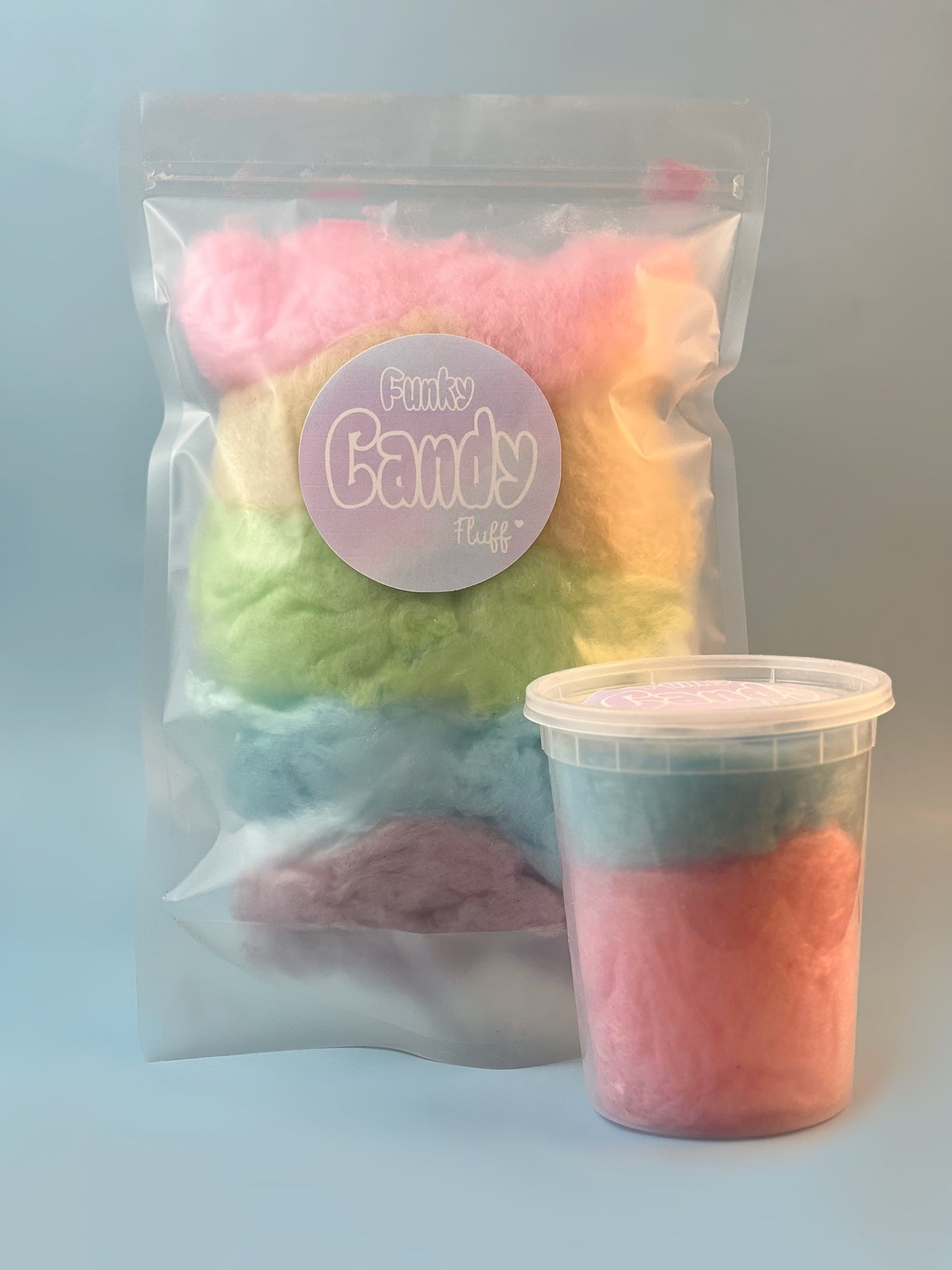 Rainbow Cotton Candy Bag - LG