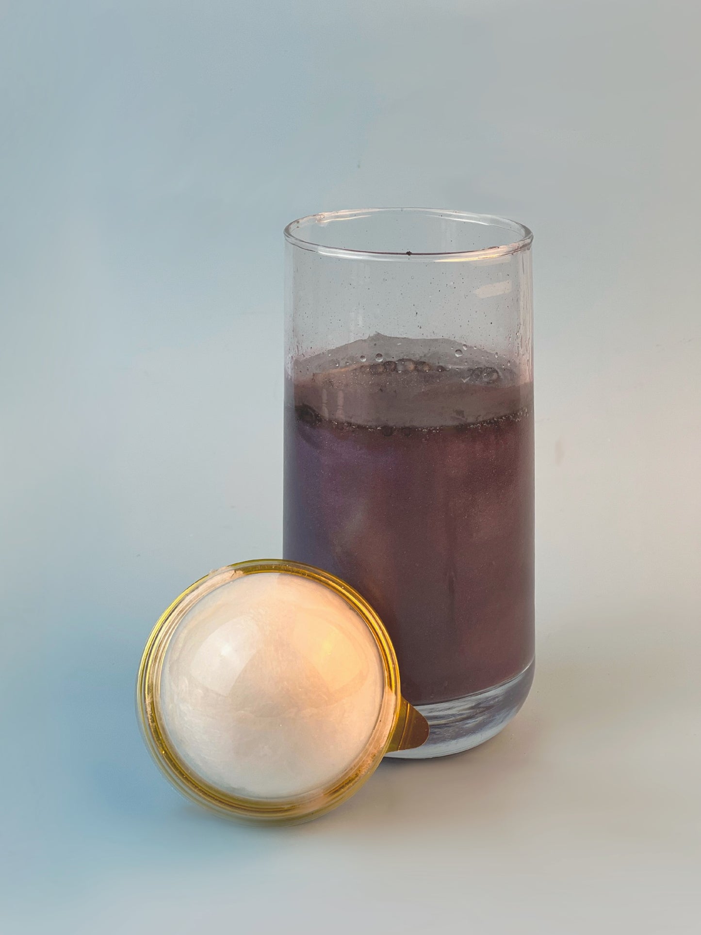 Black Cotton Candy Glitter Bomb