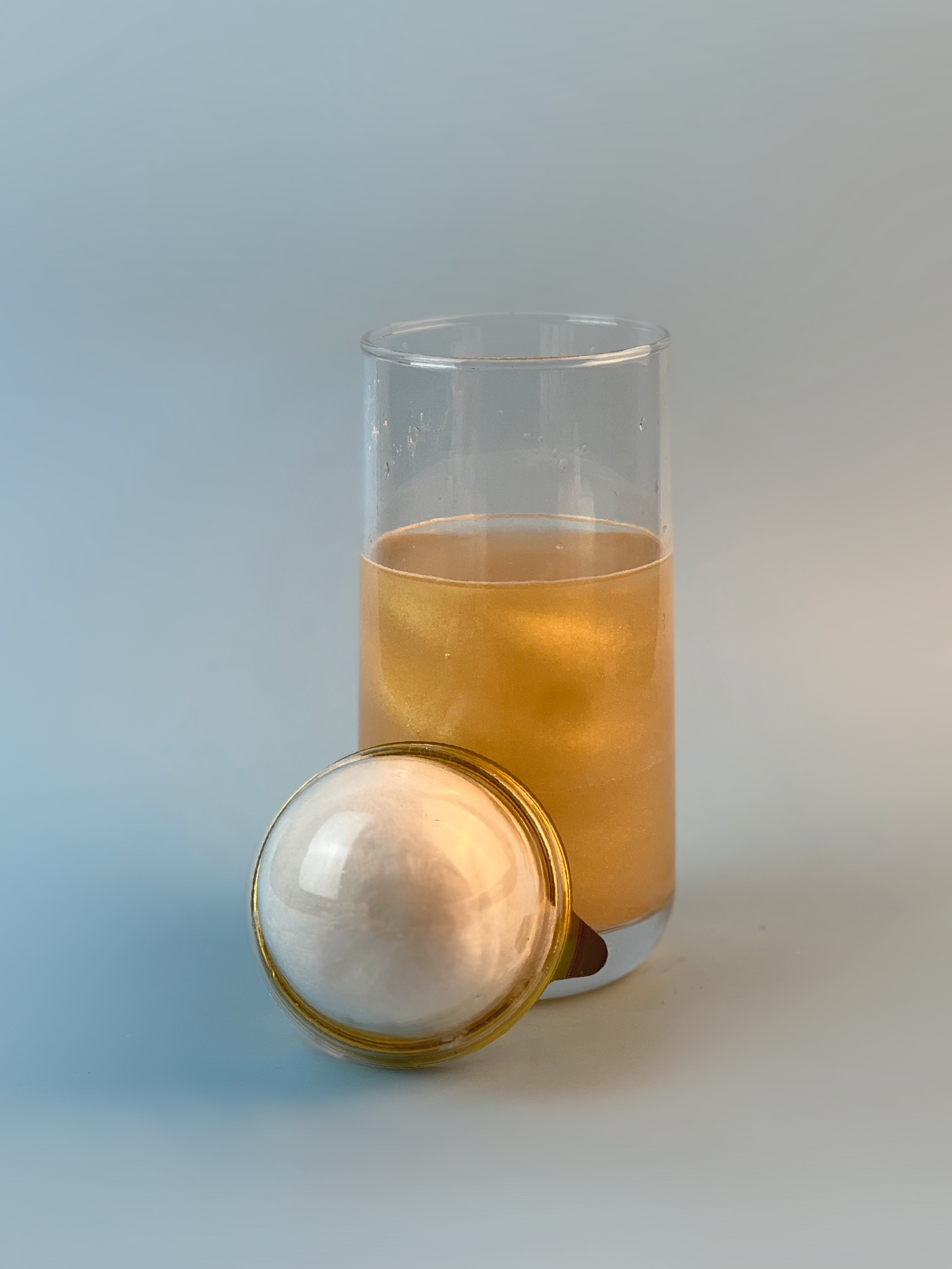 Gold Cotton Candy Glitter Bomb