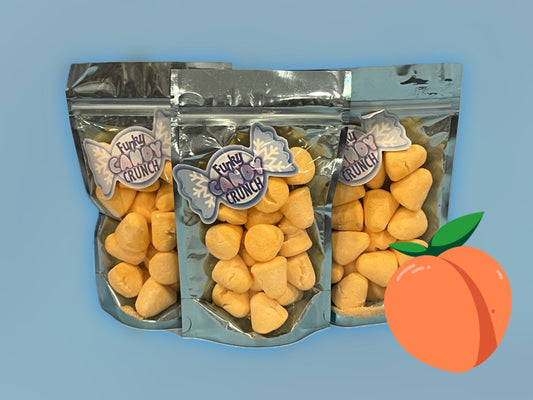 Freeze Dried Candy - Peach crunchmellows