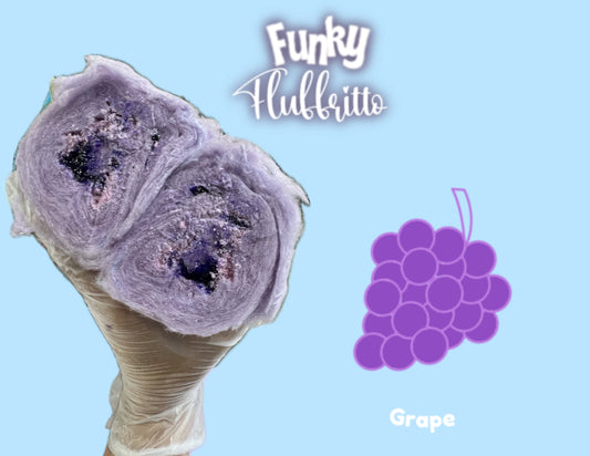 Purplicious- Grape - Fluffritto - Cotton Candy & Freeze Dried Candy Burrito
