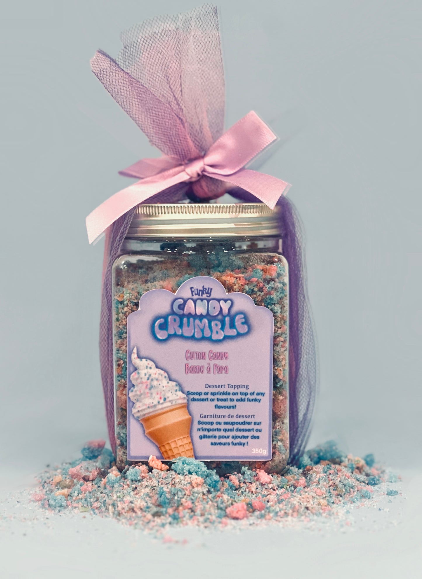 Funky Candy Crumble Dessert Topping- Cotton Candy flavour