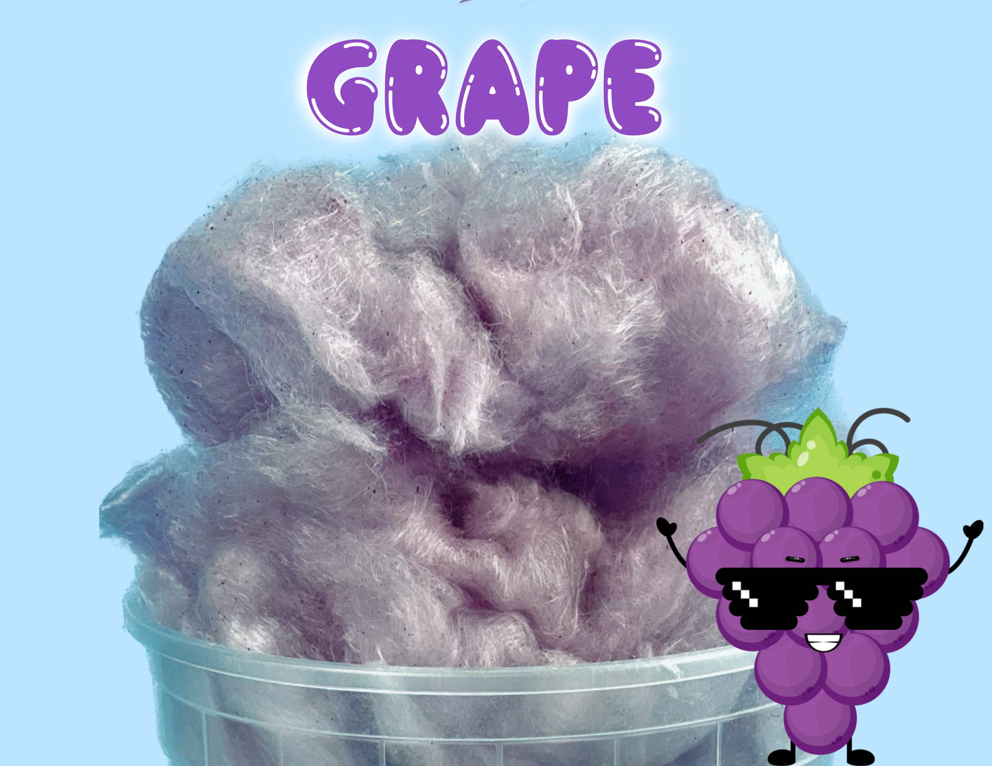 Grape GOURMET Cotton Candy