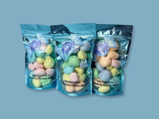 Sour Puff Bites - Freeze Dried Taffy