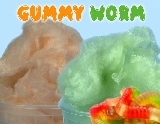 Gummy Worm GOURMET Cotton Candy