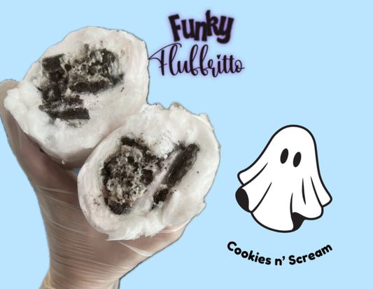 BooRitto - Cookies n’ Scream  - Fluffritto - Cotton Candy & Cookies Burrito