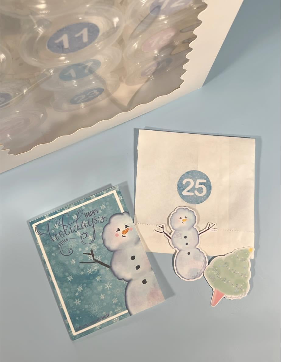 Cotton Candy Advent Calendar  24 Days