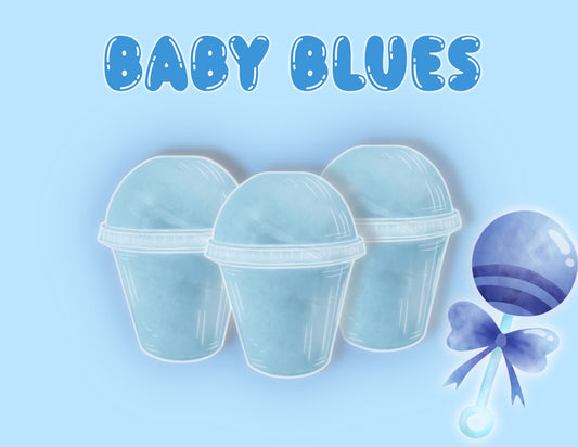 Ottawa cotton candy in baby blue, perfect for baby showers and classic cotton candy lovers