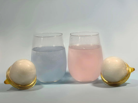 Gender Reveal Cotton Candy Glitter Bomb